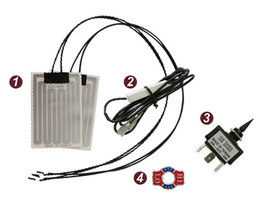 30W Handlebar Grip Heater Kit