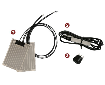 Adhesive Deluxe Heated Grip Set